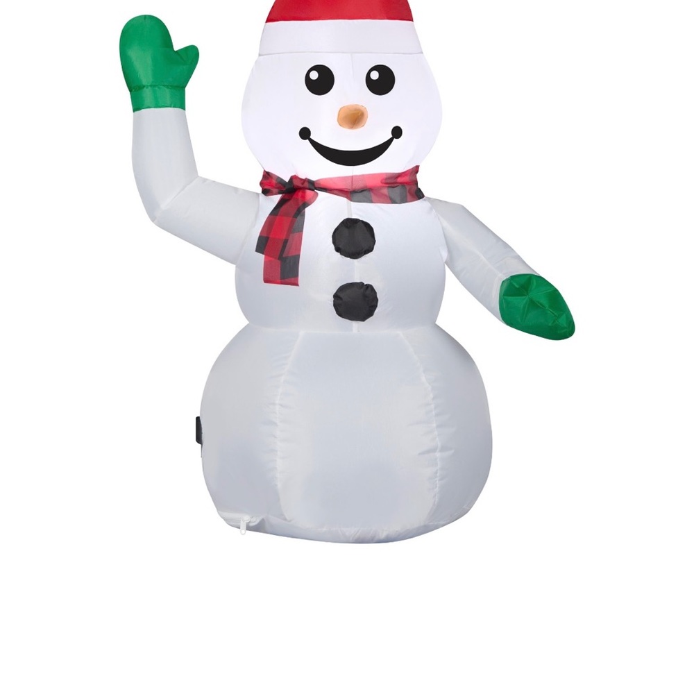 3 pk Inflatable Reindeer, Elf, and Snowman Car Buddies - Picture 8 of 12